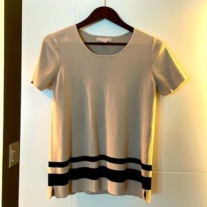 Banana Republic knit short sleeve sweater.